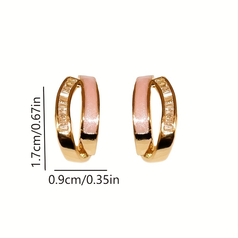 Zirconia Stud Earrings for Women